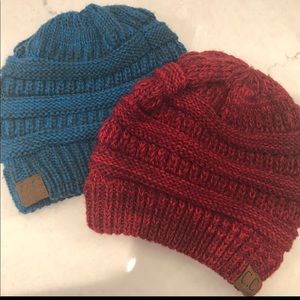 Brand new knit beanies